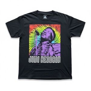 Black Jimi Hendrix Graphic T-Shirt Men’s Large Fits more like medium